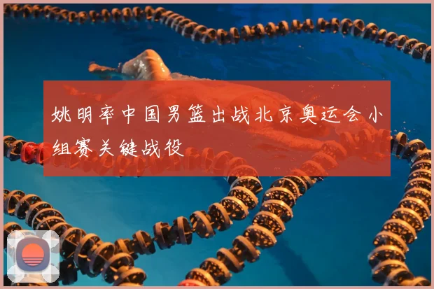 姚明率中国男篮出战北京奥运会小组赛关键战役