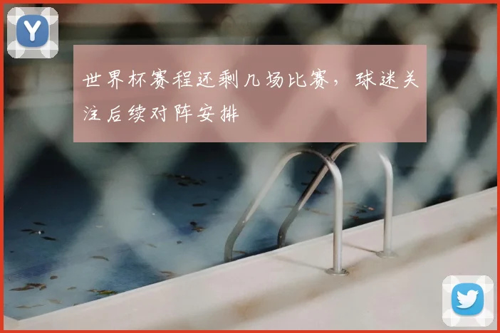 世界杯赛程还剩几场比赛,球迷关注后续对阵安排